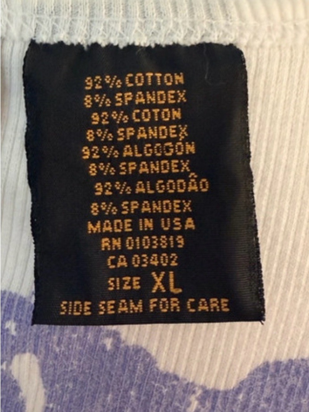 Harley-Davidson Cream & Lavender 'American Legend' Studded Tank. Bling ur Ride! - Picture 8 of 8